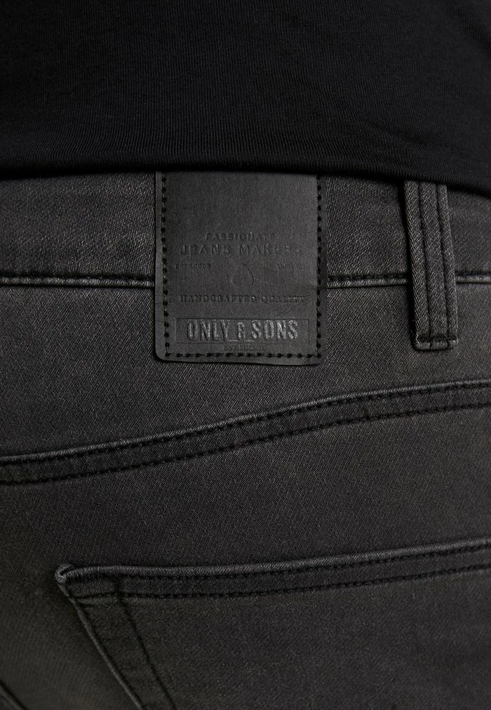 Only & Sons Slim Fit Jeans - Black Denim 8 Only & Sons Slim Fit Jeans - Black Denim - Image 6