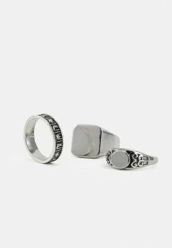 Only & Sons ONSCHARLES 3 PACK - Ring - Silver-coloured 7 Only & Sons ONSCHARLES 3 PACK - Ring - Silver-coloured -Only & Sons shop 02074b62574b4512a3dc1fa6973cfd0c