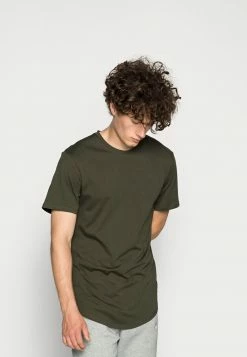Only & Sons ONSMATT LONGY TEE - Basic T-shirt - Forest Night