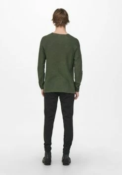 Only & Sons ONSDEXTOR RAGLAN - Jumper - Olive Night -Only & Sons shop 0378c4117cd6413ba07c1ed4f374c643