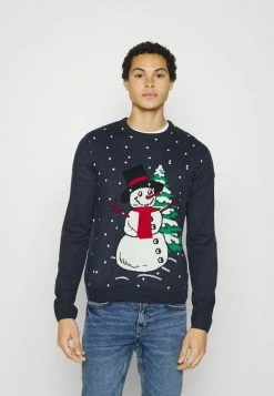Only & Sons ONSX-MAS LET IT SNOW - Jumper - Dark Navy
