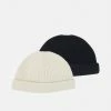 Only & Sons ONSSHORT BEANIE 2 PACK - Beanie - Black/white -Only & Sons shop 058b01fe342f4beb94e7c407ef88a787