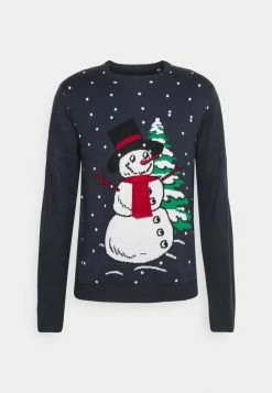 Only & Sons ONSX-MAS LET IT SNOW - Jumper - Dark Navy -Only & Sons shop 063d428400464adfbc285138603350f9