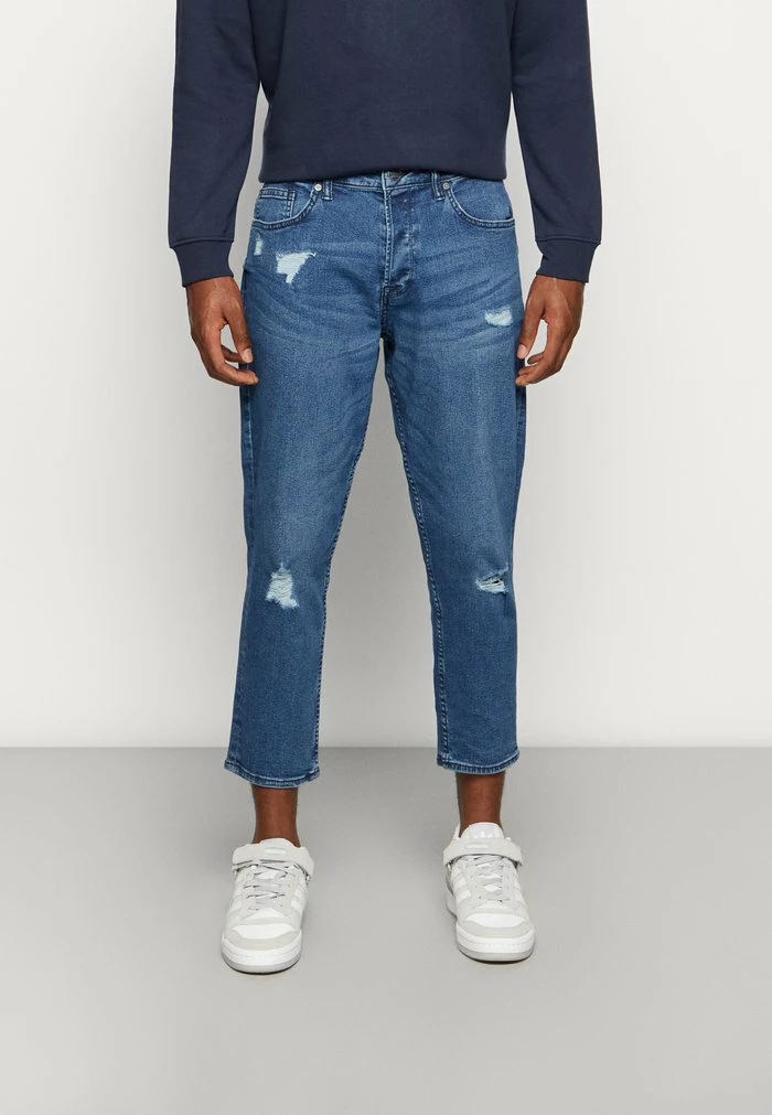 Only & Sons ONSAVI BEAM - Relaxed Fit Jeans - Blue Denim 4 Only & Sons ONSAVI BEAM - Relaxed Fit Jeans - Blue Denim - Image 2