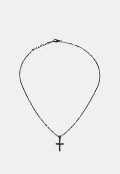 Only & Sons ONSCOLT CROSS NECKLACE - Necklace - Black