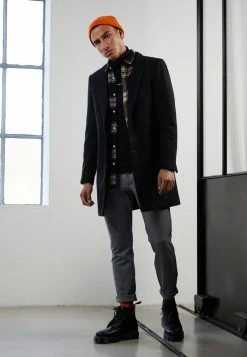 Only & Sons ONSMICHAN SLIM ROLLNECK TEE - Long Sleeved Top - Black -Only & Sons shop 066d6097297b4a6397cedd173bee8bf4