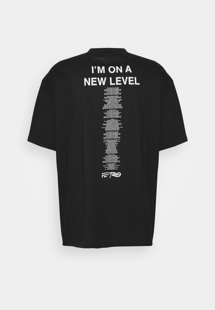 Only & Sons ONSASAP TEE UNISEX - Print T-shirt - Black 4 Only & Sons ONSASAP TEE UNISEX - Print T-shirt - Black - Image 2