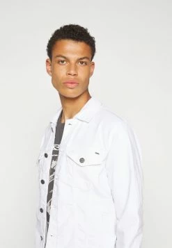 Only & Sons ONSCOIN COLOUR TRUCKER - Denim Jacket - Bright White -Only & Sons shop 07131d2655154d3aa073cbf5fdb508a1