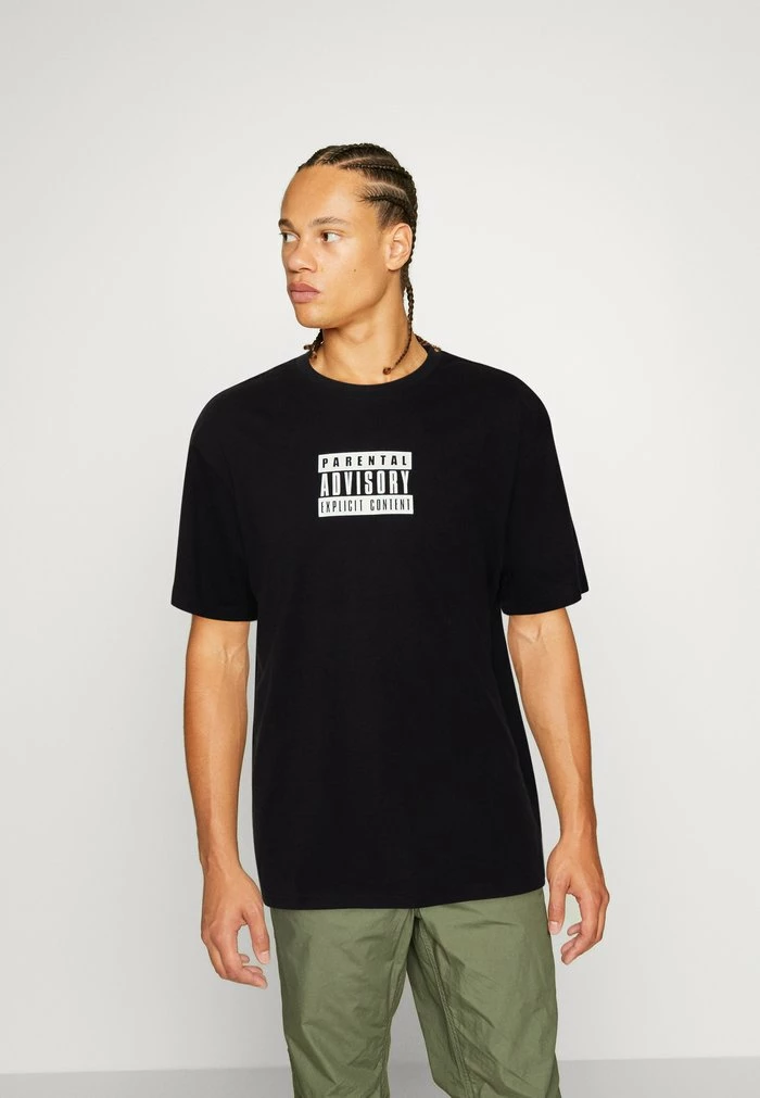 Only & Sons ONSFRED PARENTAL ADVISOR TEE UNISEX - Print T-shirt - Black 3 Only & Sons ONSFRED PARENTAL ADVISOR TEE UNISEX - Print T-shirt - Black