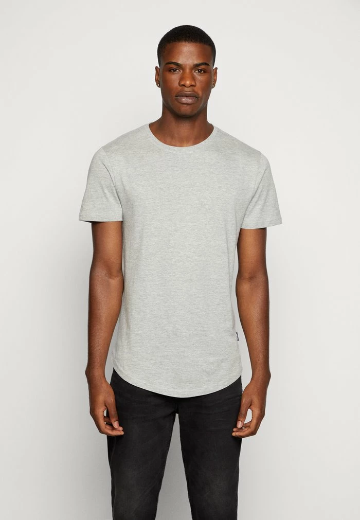 Only & Sons ONSMATT LONGY TEE 3 PACK - Basic T-shirt - White/grey/black 8 Only & Sons ONSMATT LONGY TEE 3 PACK - Basic T-shirt - White/grey/black - Image 6