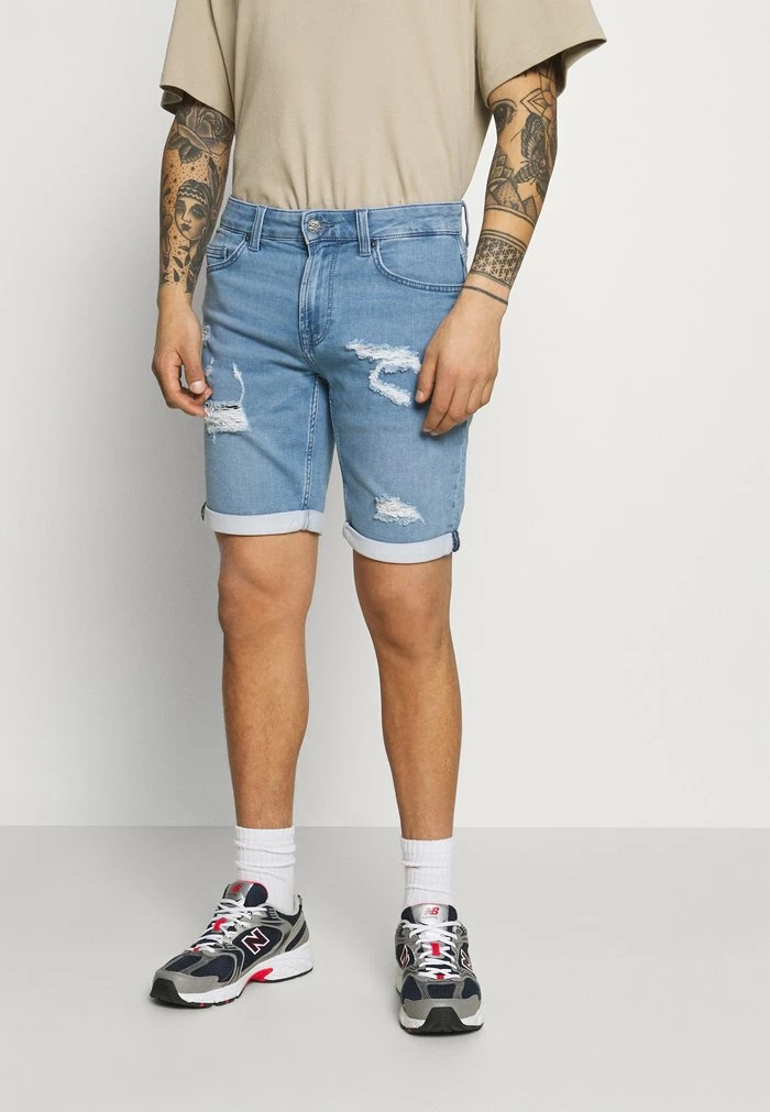 Only & Sons ONSPLY LIFE - Denim Shorts - Blue Denim 3 Only & Sons ONSPLY LIFE - Denim Shorts - Blue Denim