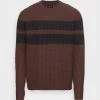 Only & Sons ONSAZLO - Jumper - Deep Mahogany 1 Only & Sons ONSAZLO - Jumper - Deep Mahogany -Only & Sons shop 09baa52f2f0b41f7a39e4f9852e91b03