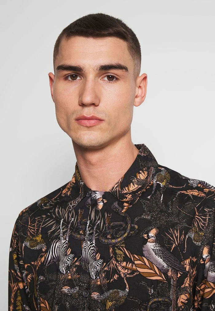 Only & Sons ONSGABRIAL ANIMAL - Shirt - Black/zoo 6 Only & Sons ONSGABRIAL ANIMAL - Shirt - Black/zoo - Image 4