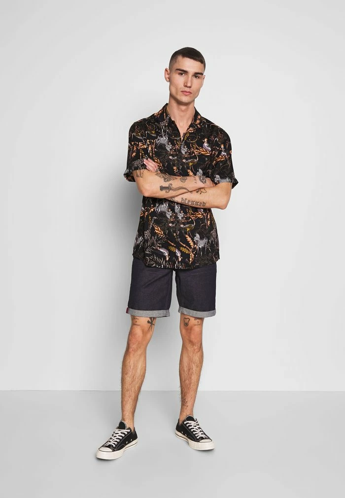 Only & Sons ONSGABRIAL ANIMAL - Shirt - Black/zoo 4 Only & Sons ONSGABRIAL ANIMAL - Shirt - Black/zoo - Image 2