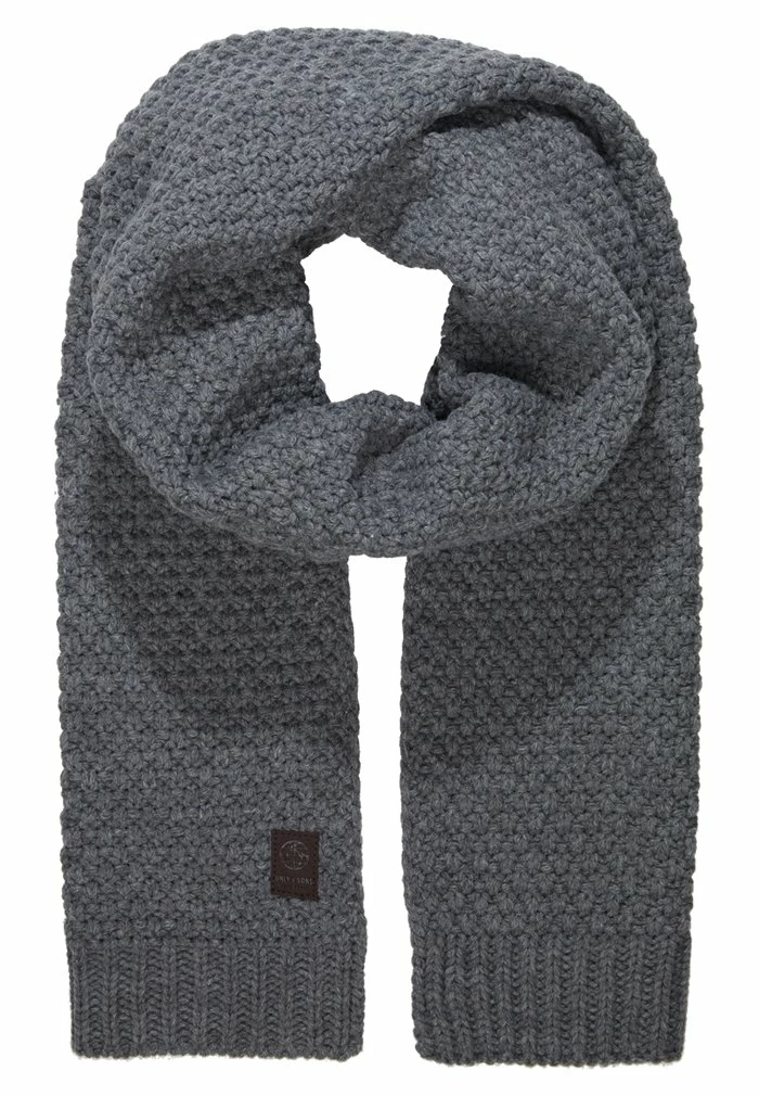 Only & Sons ONSCENZ BOX SCARF BEANIE SET - Scarf - Medium Grey Melange 8 Only & Sons ONSCENZ BOX SCARF BEANIE SET - Scarf - Medium Grey Melange - Image 6