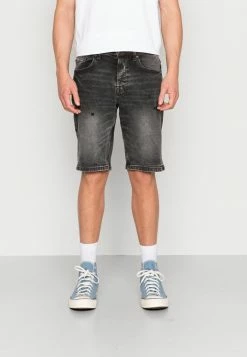 Only & Sons ONSAVI LIFE - Denim Shorts - Grey Denim