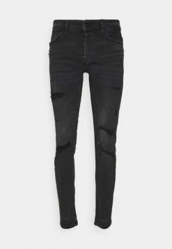Only & Sons ONSLOOM LIFE - Slim Fit Jeans - Black Denim -Only & Sons shop 10d3366c4d1d4443a064f2d83ef8f756