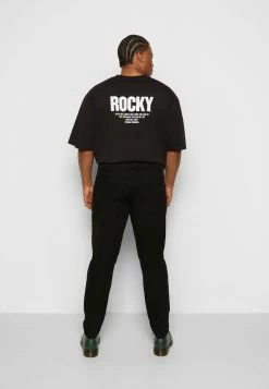 Only & Sons ONSWARP KNEE CUT - Slim Fit Jeans - Black Denim -Only & Sons shop 10f423facbef4edabb186b5150ac15a1