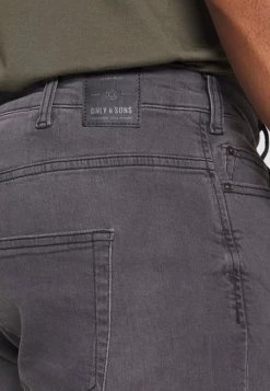 Only & Sons ONSPLY - Denim Shorts - Grey Denim -Only & Sons shop 11be40aee75d4ae6b5ff080c7ea308ee