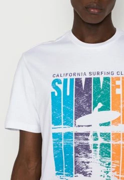 Only & Sons ONSGUNTHER SURF TEE - Print T-shirt - White -Only & Sons shop 121db9fe4f1d45c3879acb6715a6a667