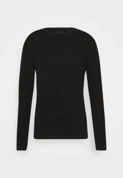 Only & Sons ONSPANTER STRUC CREW NOOS - Jumper - Black -Only & Sons shop 1479db38dcec4d4da0093838524e73e6