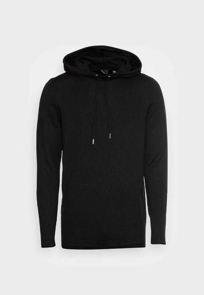 Only & Sons ONSCASPER LONGLINE HOODIE - Jumper - Black 6 Only & Sons ONSCASPER LONGLINE HOODIE - Jumper - Black - Image 4