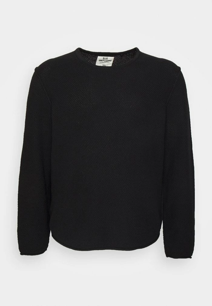 Only & Sons ONSTROUGH LIFE - Jumper - Black 6 Only & Sons ONSTROUGH LIFE - Jumper - Black - Image 4