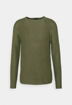 Only & Sons ONSDEXTOR RAGLAN - Jumper - Olive Night -Only & Sons shop 176cd2baebfa4cb3bb43c2b5f3ead5da
