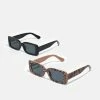 Only & Sons ONSSUNGLASS UNISEX 2 PACK - Sunglasses - Black/black/camel -Only & Sons shop 179fb7bbabcd4d2198df277a4aab0155