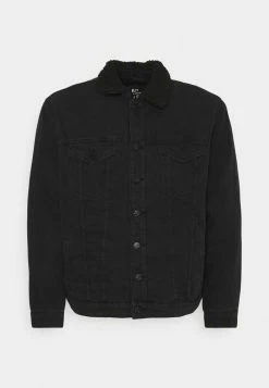 Only & Sons ONSLOUIS LIFE JACKET - Denim Jacket - Black Denim -Only & Sons shop 17ee4eee96de41088eb0450b822c8c7b