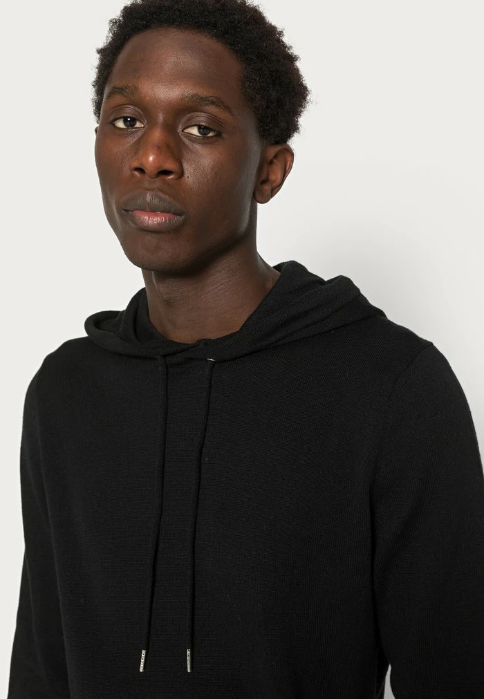 Only & Sons ONSCASPER LONGLINE HOODIE - Jumper - Black 7 Only & Sons ONSCASPER LONGLINE HOODIE - Jumper - Black - Image 5