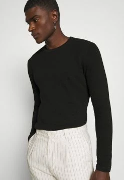 Only & Sons ONSPANTER STRUC CREW NOOS - Jumper - Black -Only & Sons shop 18147cafce4d4fe789c1a801b591bca4