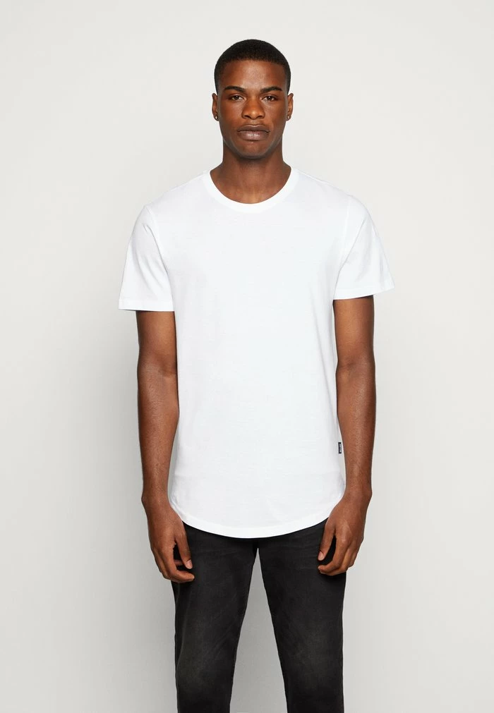 Only & Sons ONSMATT LONGY TEE 3 PACK - Basic T-shirt - White/grey/black 7 Only & Sons ONSMATT LONGY TEE 3 PACK - Basic T-shirt - White/grey/black - Image 5