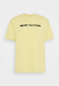 Only & Sons ONSMTV TEE - Print T-shirt - Custard -Only & Sons shop 1927b77860e048f5b714271e2748cfc1