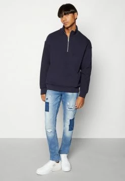 Only & Sons ONSLOOM SLIM MID BLOCK - Slim Fit Jeans - Medium Blue Denim -Only & Sons shop 1cf10279785f4b4b94d08bb5f5d618ca