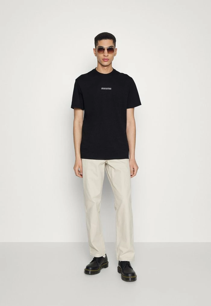 Only & Sons ONSMUSK LIFE REG LOGO - Print T-shirt - Black 4 Only & Sons ONSMUSK LIFE REG LOGO - Print T-shirt - Black - Image 2