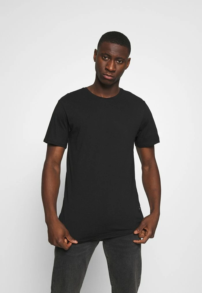 Only & Sons ONSMATT LONGY TEE 3 PACK - Basic T-shirt - Light Grey Melange/white Gray/black 7 Only & Sons ONSMATT LONGY TEE 3 PACK - Basic T-shirt - Light Grey Melange/white Gray/black - Image 5