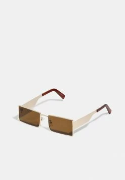 Only & Sons ONSSUNGLASSES UNISEX - Sunglasses - Dark Brown/gold-coloured