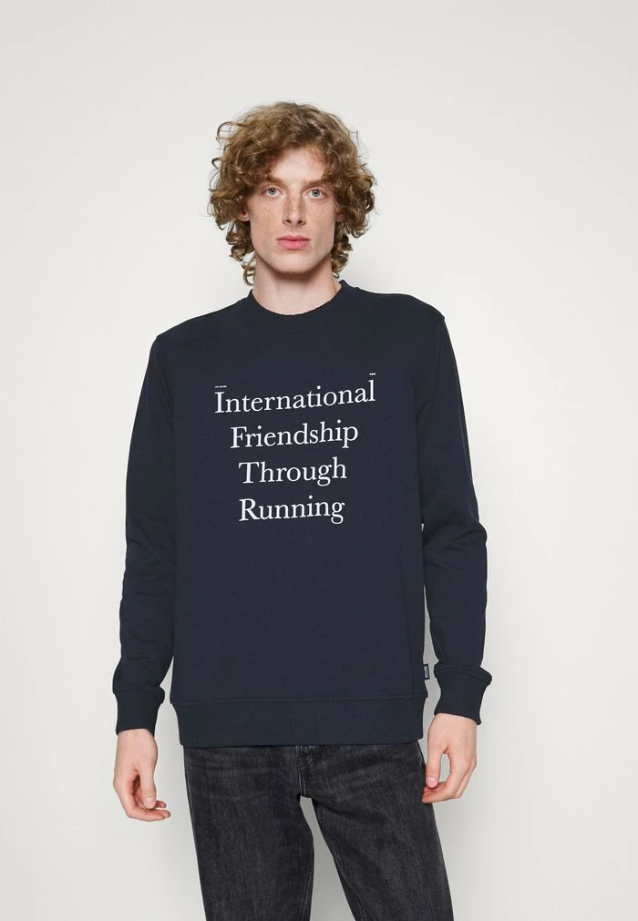 Only & Sons ONSRUNNING LIFE CREW NECK - Sweatshirt - Dark Navy 3 Only & Sons ONSRUNNING LIFE CREW NECK - Sweatshirt - Dark Navy