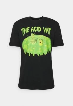 Only & Sons ONSRICKNMORTY TEE UNISEX - Print T-shirt - Black