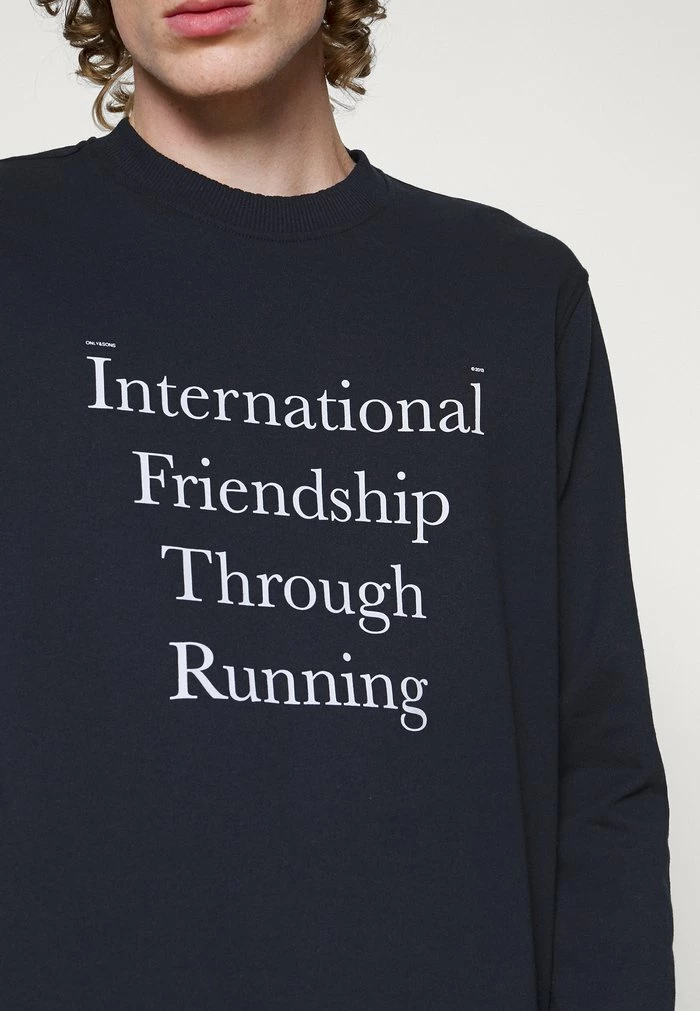 Only & Sons ONSRUNNING LIFE CREW NECK - Sweatshirt - Dark Navy 7 Only & Sons ONSRUNNING LIFE CREW NECK - Sweatshirt - Dark Navy - Image 5