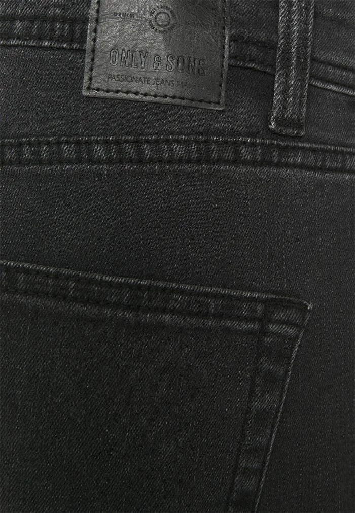 Only & Sons ONSWEFT - Straight Leg Jeans - Black Denim 5 Only & Sons ONSWEFT - Straight Leg Jeans - Black Denim - Image 3