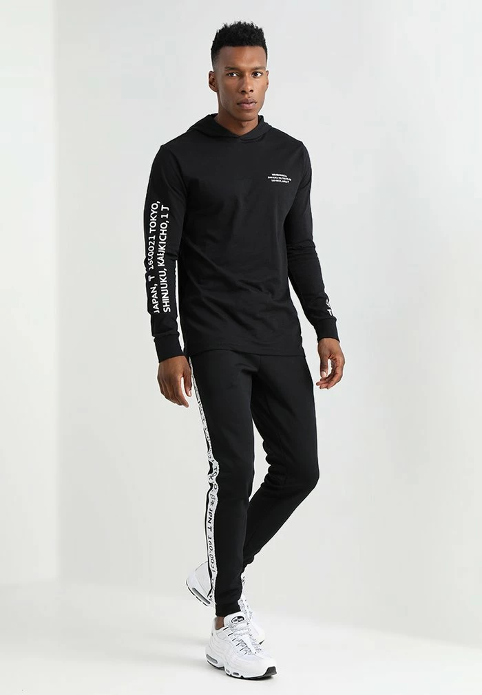 Only & Sons ONSWF DEAN TEE HOODIE - Hoodie - Black 4 Only & Sons ONSWF DEAN TEE HOODIE - Hoodie - Black - Image 2