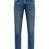 Only & Sons ONSWEFT - Straight Leg Jeans - Blue Denim