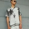 Only & Sons ONSBANE LIFE PALM SHIRT - Shirt - Black -Only & Sons shop 26eecd2ff3eb461daac11986f0382de3