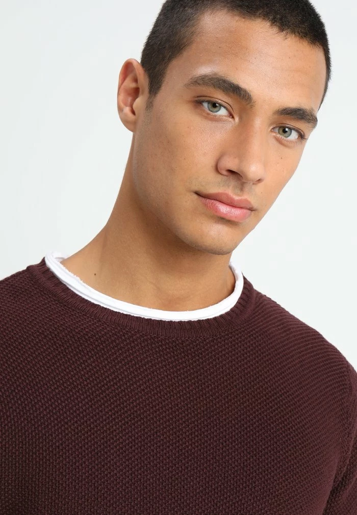 Only & Sons ONSDAN STRUCTURE CREW NECK - Jumper - Fudge 7 Only & Sons ONSDAN STRUCTURE CREW NECK - Jumper - Fudge - Image 5