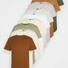 Only & Sons ONSMATT LIFE LONGY TEE 10 PACK - Basic T-shirt - White/fog/silverlining/overlandtrek/raind/brasand/foxt/monks/olive