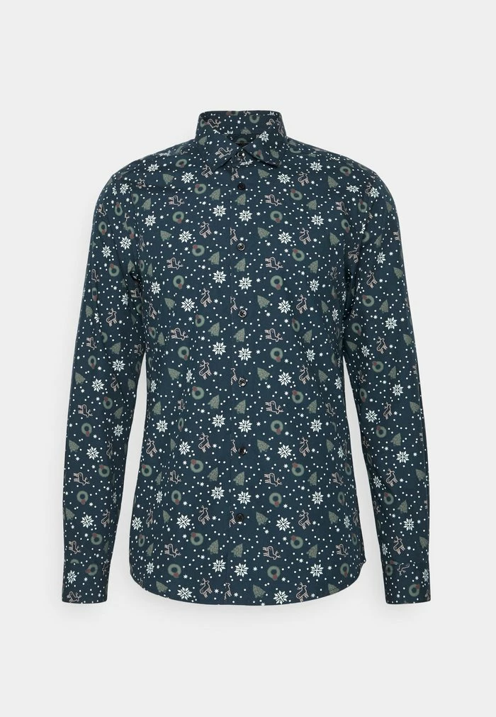 Only & Sons ONSXMAS MADO - Shirt - Dress Blues 9 Only & Sons ONSXMAS MADO - Shirt - Dress Blues - Image 7