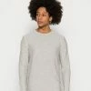 Only & Sons JONAS CREW - Jumper - Light Grey Melange -Only & Sons shop 2ba8f0f85d874bc098fed43c92fa6d49