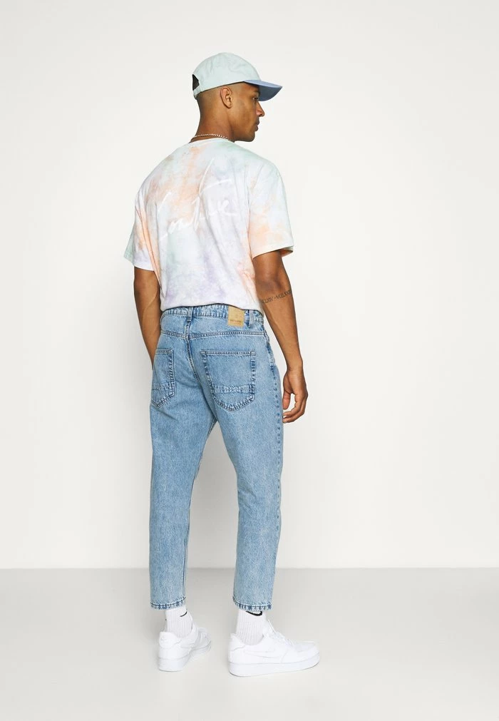 Only & Sons ONSAVI BEAM LIFE CROP - Relaxed Fit Jeans - Blue Denim 5 Only & Sons ONSAVI BEAM LIFE CROP - Relaxed Fit Jeans - Blue Denim - Image 3